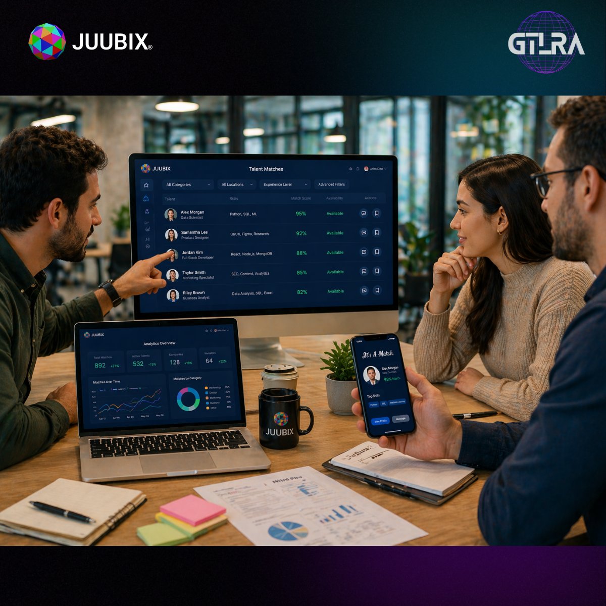 JUUBIX2's tweet photo. What matches do you have today? JUUBIX matches Talent, Company and Investor, providing Stakeholders as a Service.
Join our waitlist today and get matching - https://t.co/AvXcQSJDXi
#JUUBIX #STaaS #Leadership #GlobalOrientation #Cloud #TechEcosystem #Innovation #AImatching https://t.co/NpQLxwof97