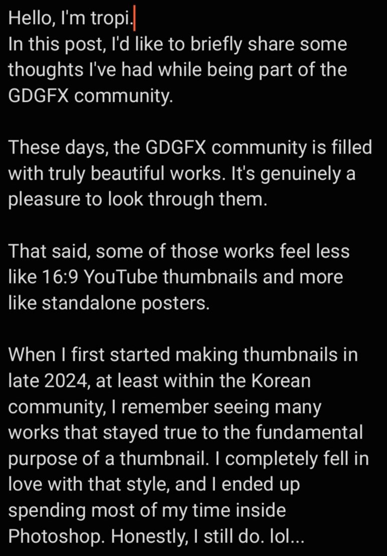 tropi_GFX's tweet photo. What I want to say every gdgfx users https://t.co/G7w2vHOP0y
