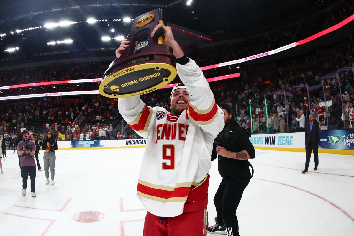DU_Hockey's tweet photo. SPOTLIGHT: Boston Buckberger

The junior D-man scored a career-high 10 goals and finished with 23 points while helping the Pios to the 2026 Championship as an alternate captain. He signed a 2-year contract with the @BlueJacketsNHL after the season.

#GoPios https://t.co/RJIDi9oYAi