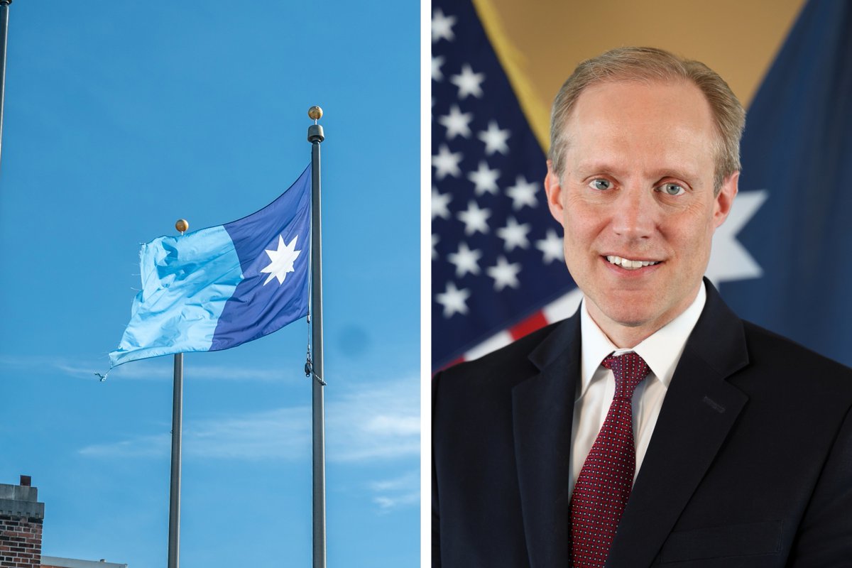 AlphaNews's tweet photo. Steve Wenzel: Simon played key role in pushing unpopular new state flag

"Secretary of State Steve Simon’s actions on the flag issue were devoid of any common sense. His approval and promotion of a flag which I believe eerily resembles the flag of Somalia is both a travesty and insult to the people of Minnesota," writes former legislator Steve Wenzel.