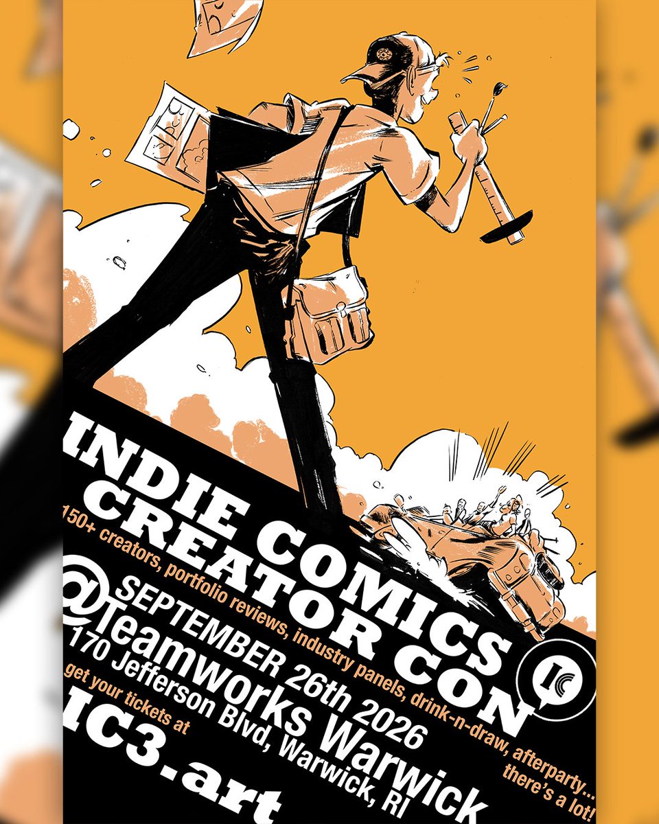 matthewsardo's tweet photo. The indie comics powerhouse has arrived! Eisner Award-winning cartoonist Jim Rugg (@jimruggart) is coming to Indie Comics Creator Con Providence!
More info here: https://t.co/2kFAAWZgT8
#indiecomics #makemorecomics #readmorecomics https://t.co/KEHITAGvvK