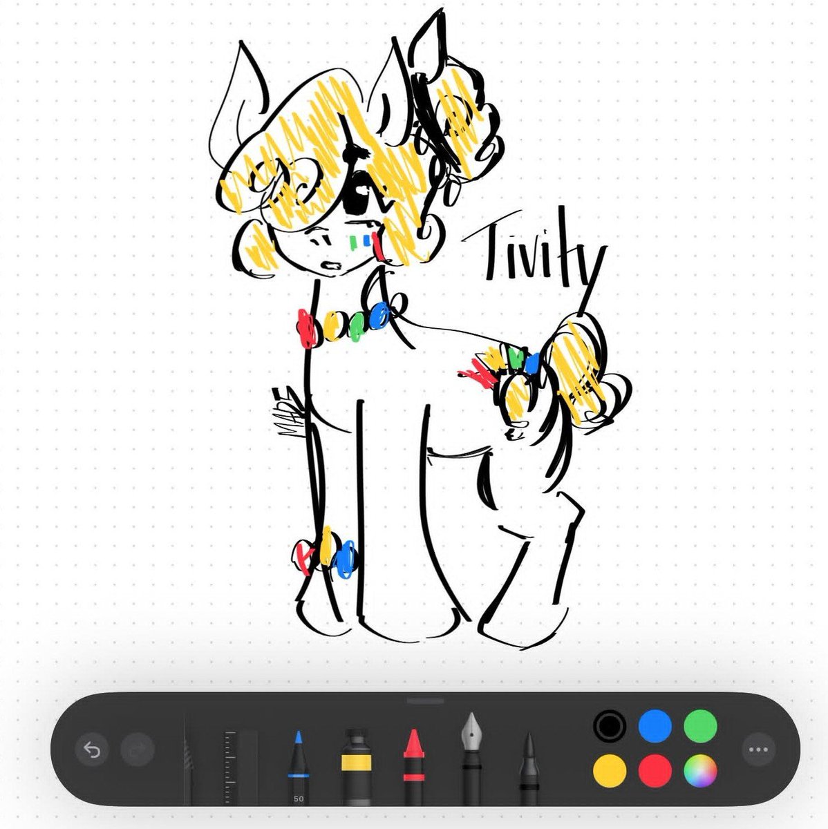 MAD5_Drawz's tweet photo. Hey guys! I hope you like my mlp OC Tivity. She represents creativity #mlp #mlpoc #oc if you guys wanna be friends text me I'd love to do some art swaps too https://t.co/dyYXvx0dq8