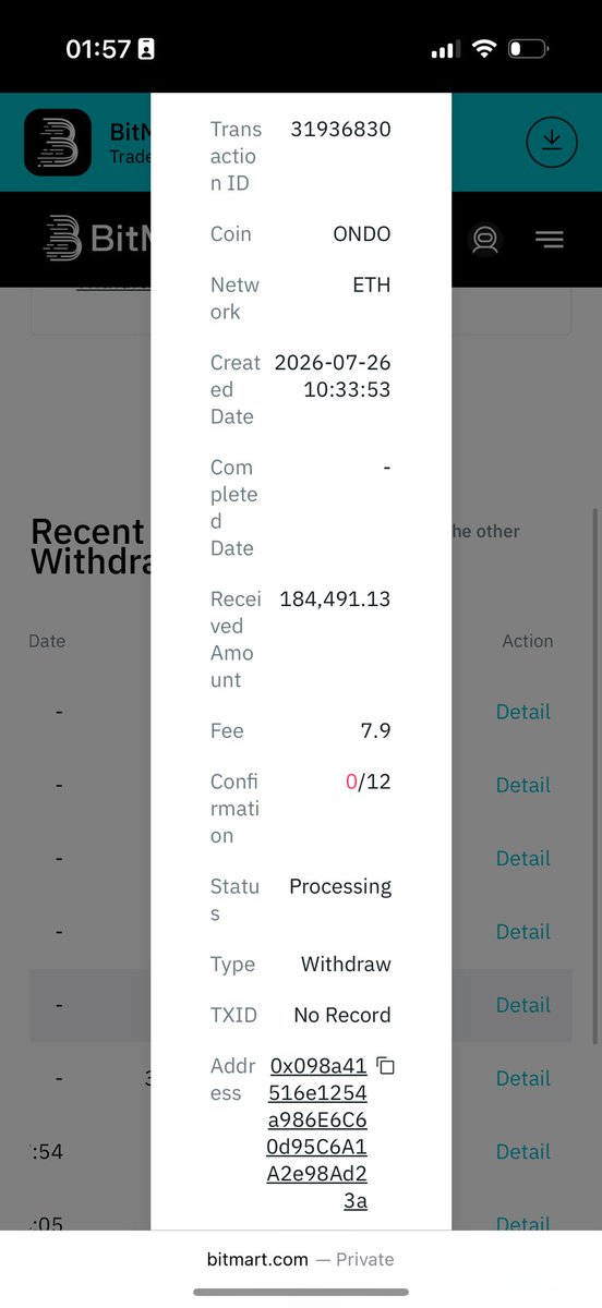 Tom23634048's tweet photo. @BitMartExchange
I am publicly calling for immediate attention regarding my locked funds on BitMart.
I trusted this platform and deposited a significant amount of my personal savings here. These funds are not just numbers on a screen — they are my family’s hard-earned money and represent years of savings.
My withdrawal requests have been stuck in “Processing” status for a long time. Despite waiting and attempting to resolve this throughnormal channels, I have received no clear explanation, no effective action, and my fundshave still not been returned.
Even if BitMart is shutting down, suspending services, or facing operational issues, customers have the right to receive their own legitimateassets. A platform’s difficulties do not eliminate its responsibility to its users.
I am requesting BitMart to immediately provide a transparent explanation and process my withdrawals without further delay.
If this matter is not resolved, I will continuepursuing all available legal channels and filing complaints with relevant U.S. state regulatory authorities and consumer protection agencies to defend my rights.
I also ask the crypto community and affected users to help share this message and bring attention to this issue. No customer should be left withoutaccess to their own funds.
Please help repost and tag @BitMartExchange so that this situation receives the attention itdeserves.
#BitMart #Crypto #ConsumerProtection #DigitalAssets #Withdrawals