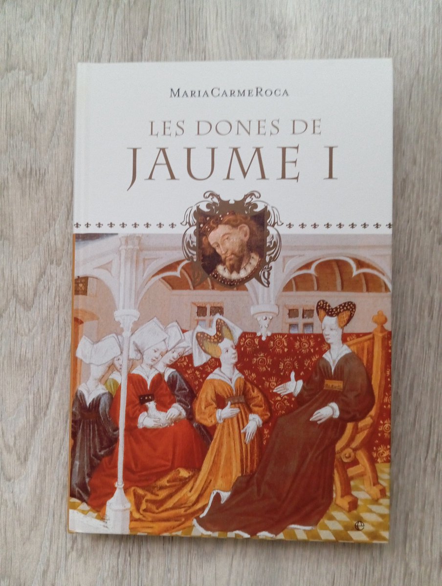 MCarmeRocaCosta's tweet photo. Avui, 27 de juliol de 2026, fa 750 anys de la mort de Jaume I, una egrègia figura que cal ser recordada. L'any 2008, quan feia 800 anys del seu  naixement vaig publicar aquest llibre per retre-li homenatge. I a elles, les seves dones, les grans oblidades. https://t.co/qdldo0hUKM