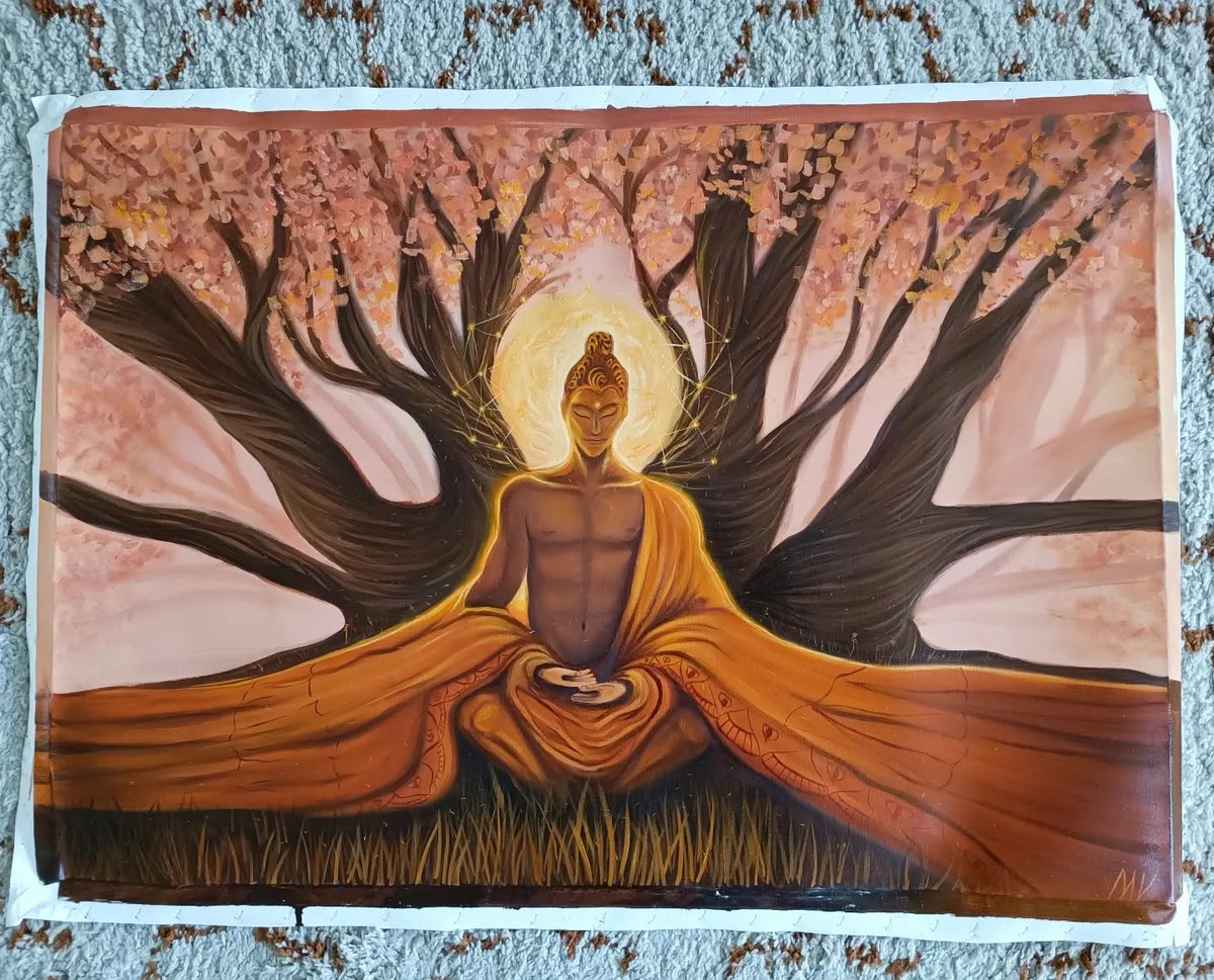 ngngdhd0l's tweet photo. 4 years ago I bought this 1:1 #NFT & the painting from an amazing #NFTArtist.
Now, it stay #onchain forever :)
#opensea #NFTETH #ETHereum #BuddhaOnChain https://t.co/foJmKF76GT