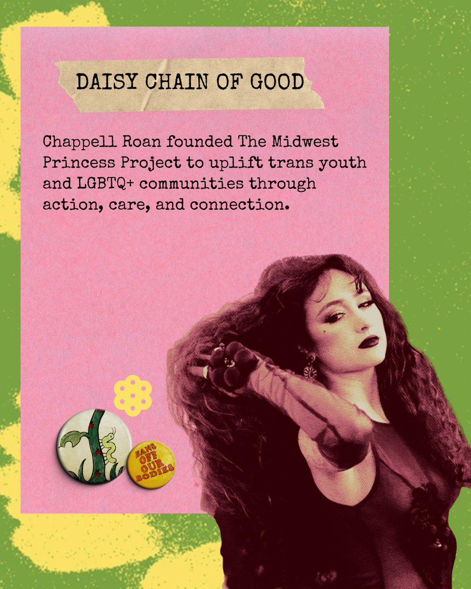 daisychainfield's tweet photo. meet the midwest princess herself, @chappellroan ❀ #DaisyChainFields https://t.co/wwR6XfJR18