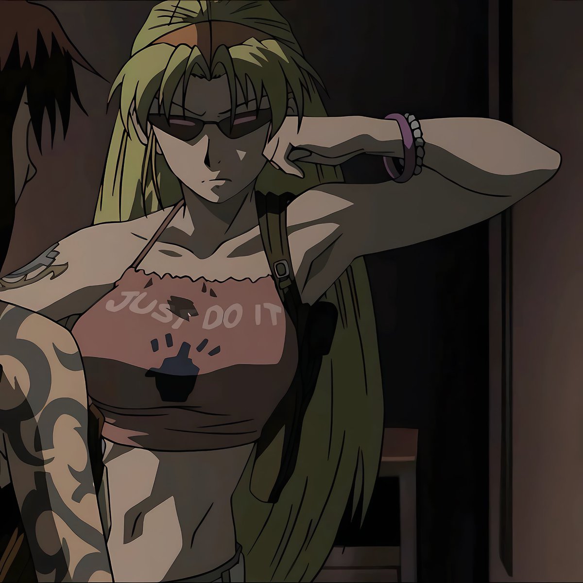 anipicss's tweet photo. Women from Black Lagoon NEVER miss https://t.co/jXcTAoawmp