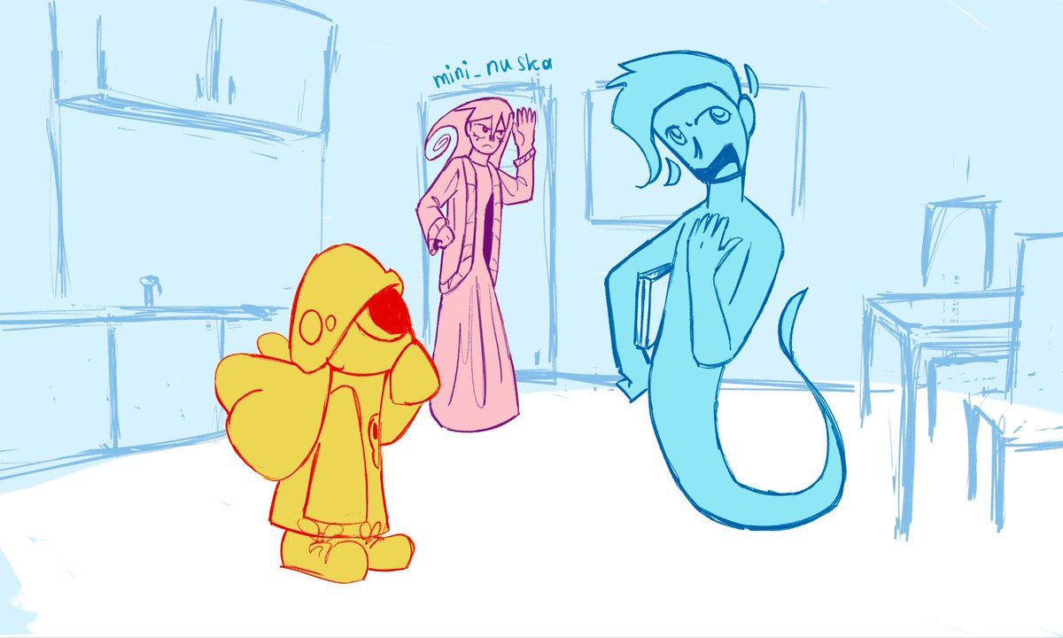 mininuska's tweet photo. A concept art for an animated project https://t.co/2UKhuoDCZt