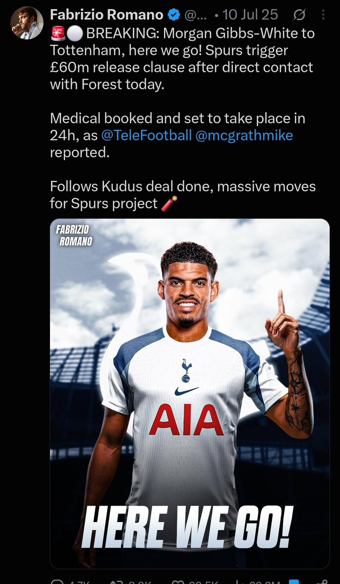 MOJR_10's tweet photo. بيقول here we go قبل اتمام الصفقات عشان يبقي هو صاحب السبق لا اكثر !!
عملها مع ديوماندي برضو رغم انه لسا الناديين متفقوش علي سعر الصفقة ولا اي شئ و ممكن عادي جداً الصفقة تتلغي لو لايبزيج اصر علي سعر اعلي
زي كل الصفقات الي في الصورة ، بيقول here we go لمجرد انه يبقي الاول 😂 https://t.co/myuNd8cRGO