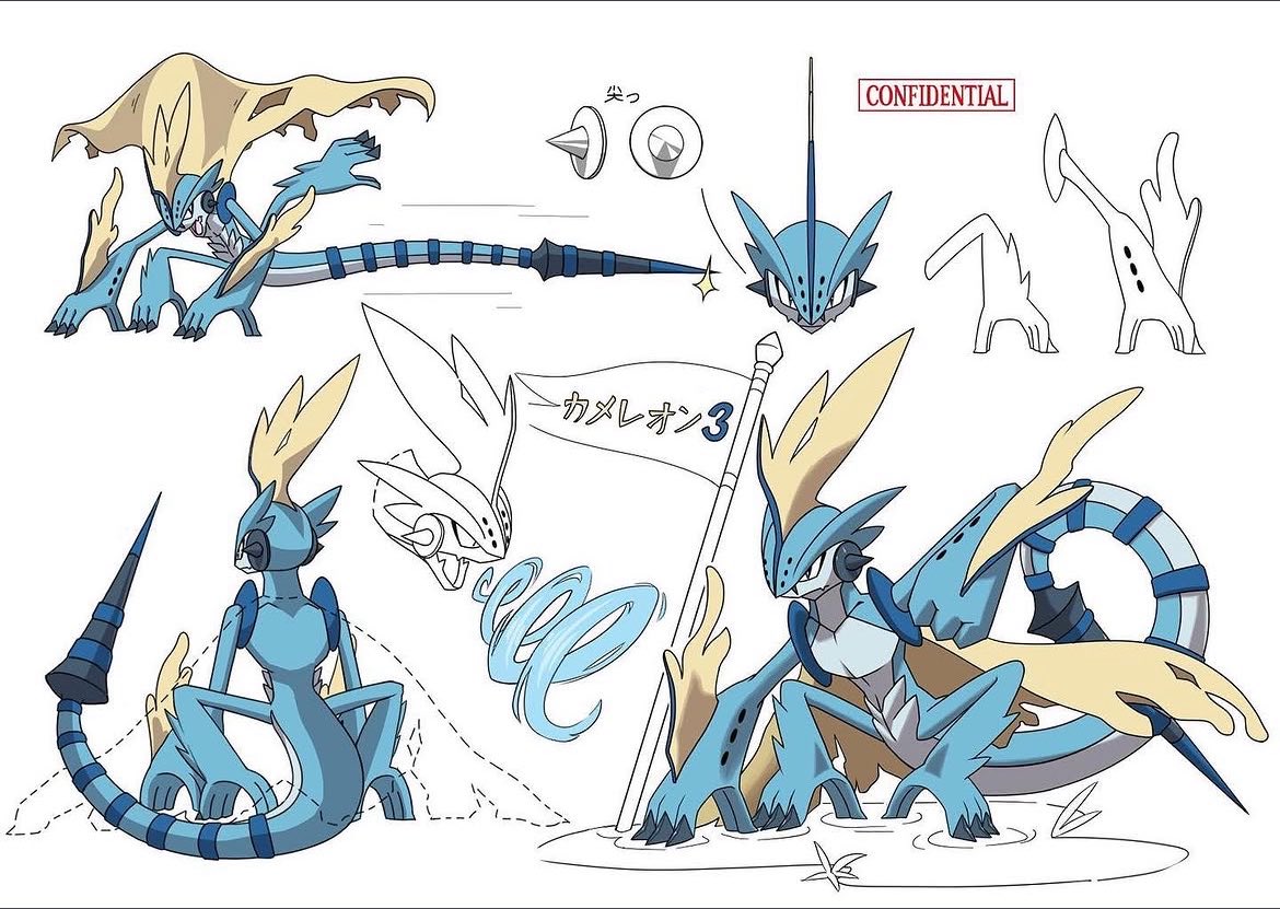 soulsilverart's tweet photo. The funny thing about getting to see all of these cut/beta Pokémon, is that we’ve seen the evolution of how Game Freak designs Pokémon.

At this point, if we ever got to see the concept art of Beta-Mons from Gens 8, 9, and 10, they’d probably be indistinguishable from Fakemon 😆 https://t.co/0EcxF1KOTr
