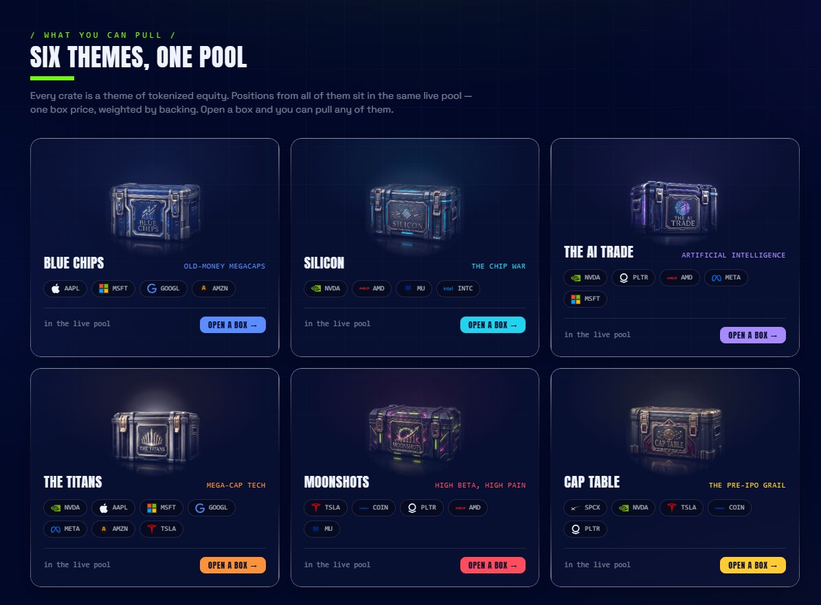 trueworldassets's tweet photo. Don’t have a tokenized stock yet?

Open one of our Stock Boxes, pull an RWA directly into your wallet, then pair it with USDG inside the TWA pool.

Open. Deposit. Earn $TWA.

https://t.co/RxBYqitUXK https://t.co/oQ47KjA9JZ