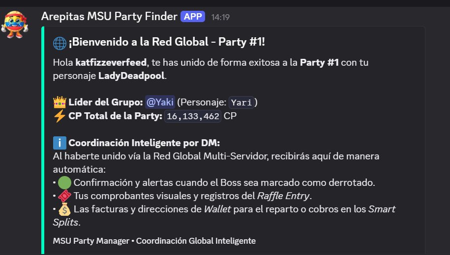 KatfizzDev's tweet photo. Siguiente etapa al 60% de funcionamiento! Vamos por esas partys multiservidores interactivos! #MSU #MapleStoryUniverse #Dev #Bot #Discord https://t.co/3MWDVsRqm9