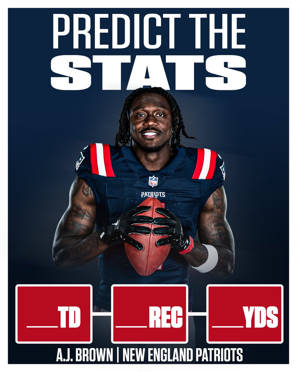 NFL's tweet photo. How will A.J. Brown do in his first season with the @Patriots? 👀 https://t.co/onvEI96So4