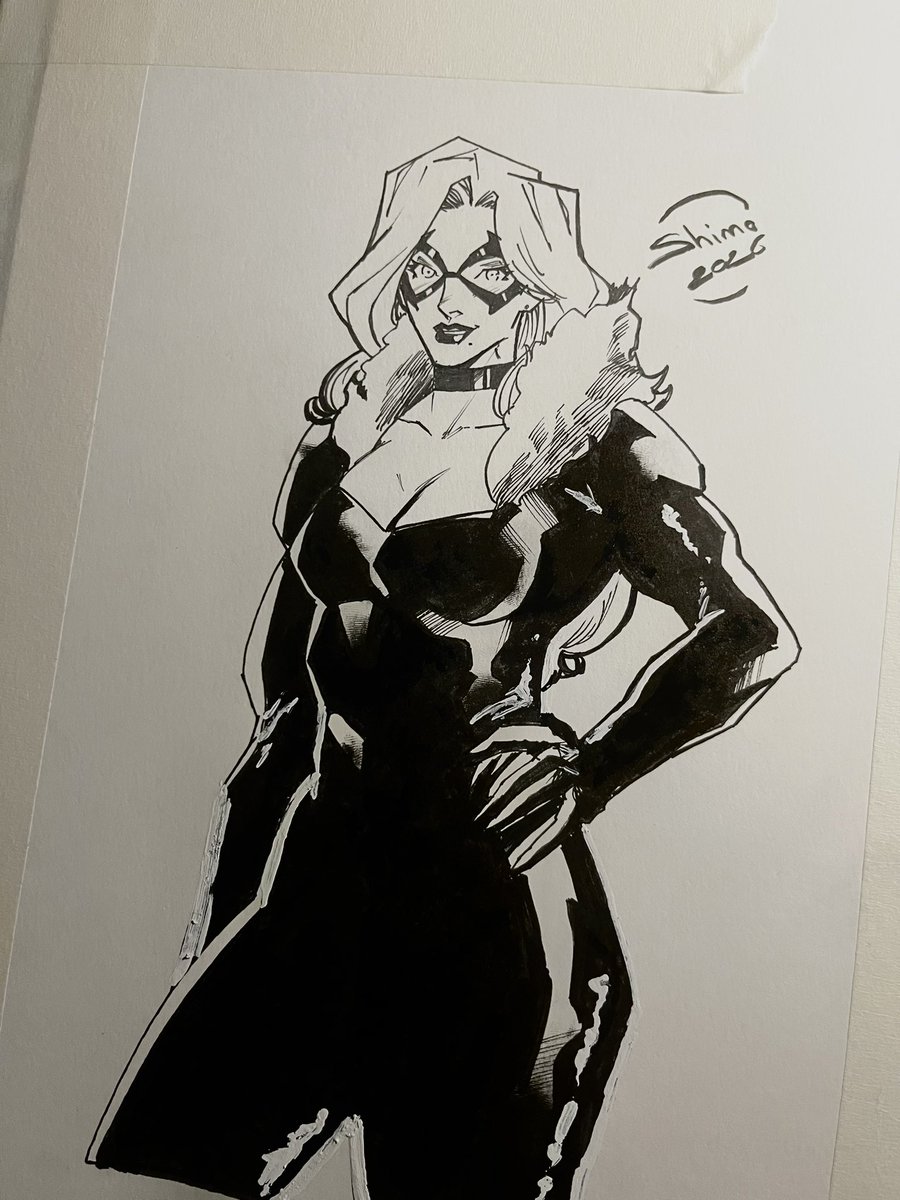 ShimoArt_'s tweet photo. Black cat https://t.co/vuLB0NlxkK
