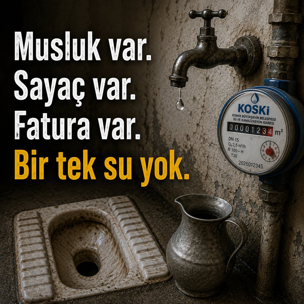 SerdarBabaoglan's tweet photo. Konya Doğanhisar Yenice Mahallesi için.. Nasıl bir çözüm yolu bulalım 1 aydır ibrikle dolaşıyoruz...

Geniş yapraklı bitkiler Konya'da çok yetişmez, çünkü su yeterli değil😡
@KBBKOSKI https://t.co/lJyaV3BcyQ