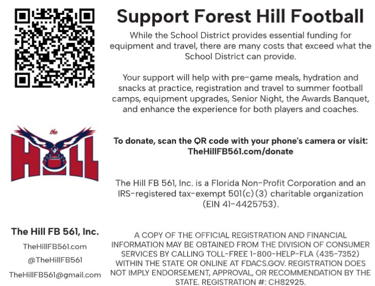 TheHillFB561's tweet photo. We are seeking to strengthen our bonds with local businesses, families and friends and hope that you will consider being a supporter of our organization. 

Please donate today at: https://t.co/qsDlKFthKX https://t.co/fuldHeWjlT