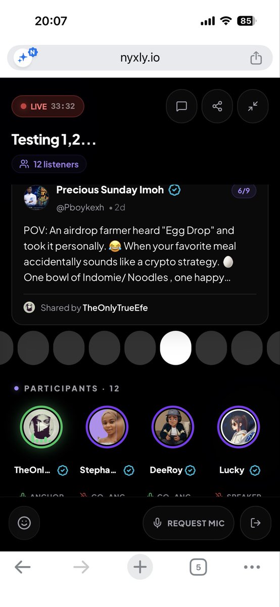 BTC_AMB's tweet photo. You can now pin post while anchoring a square. Good thing is that it’s not static, rather it auto slide all the posts being pinned. 
It’s called the ‘The Arena View’
#Nyxlywillbegreat https://t.co/ZcOM79QOkw