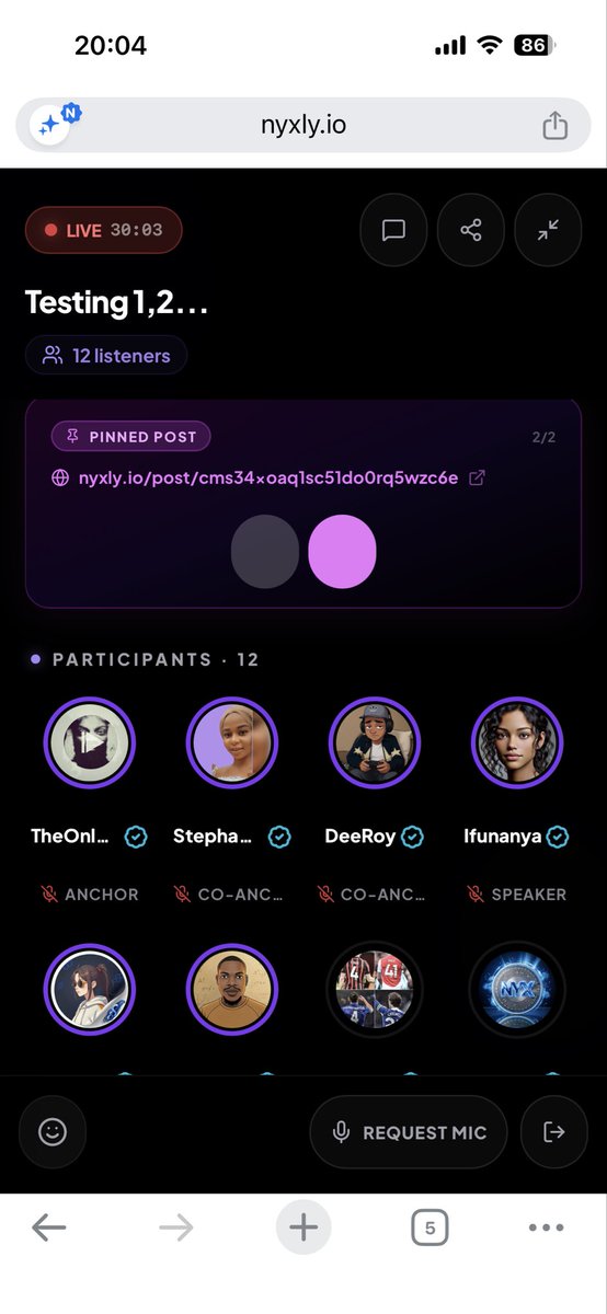 BTC_AMB's tweet photo. You can now pin post while anchoring a square. Good thing is that it’s not static, rather it auto slide all the posts being pinned. 
It’s called the ‘The Arena View’
#Nyxlywillbegreat https://t.co/ZcOM79QOkw