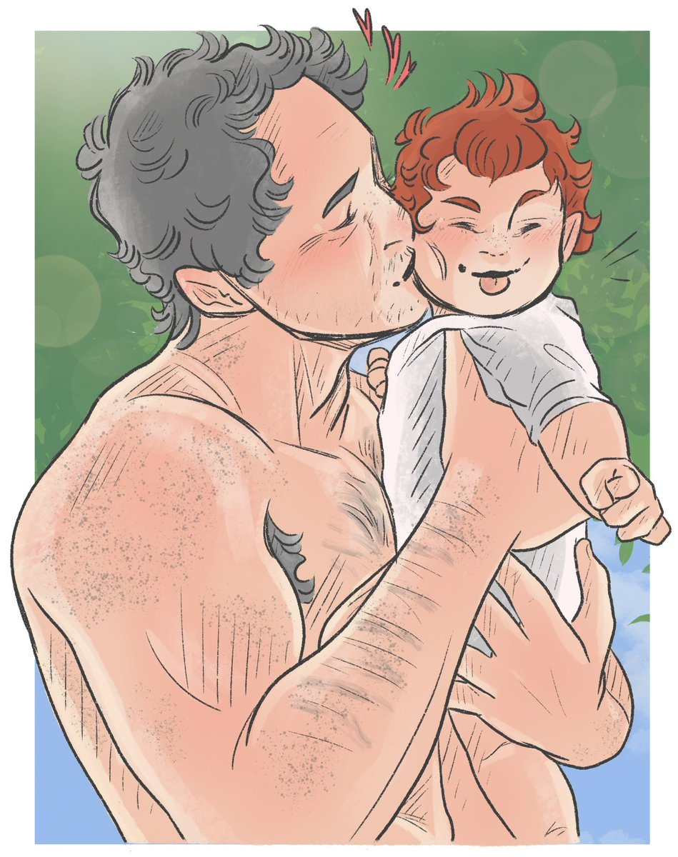 natendo_art's tweet photo. Robby’s lockscreen photo 💕

(And his whole world) 🥺💕

#thepitt #rabbot #jackabbot #babydana #michaelrobinavitch https://t.co/cV0I542G6B