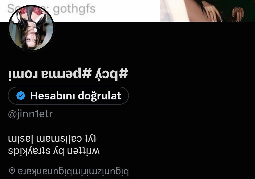 ı̣ɯoɹ ɐɯɹǝd# ʎ̧ɔq# tweet media