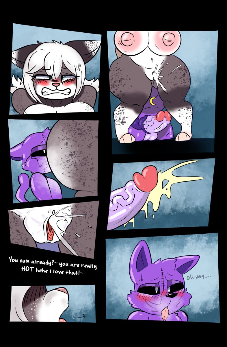 lunnybunny19's tweet photo. A Comic commission for uwu @FurChevv Catnap having fun with dia 7w7 (Dia character of @FurChevv uwu)
1-2-3-4 https://t.co/p32rOh8LEW