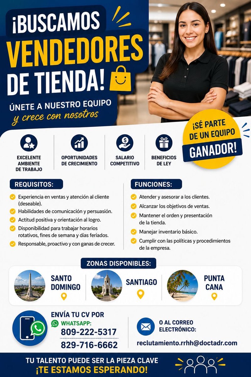 jnolasco1589's tweet photo. Por favor rt. 

Puestos de trabajo disponibles en PC. https://t.co/bQIXOA8eRE