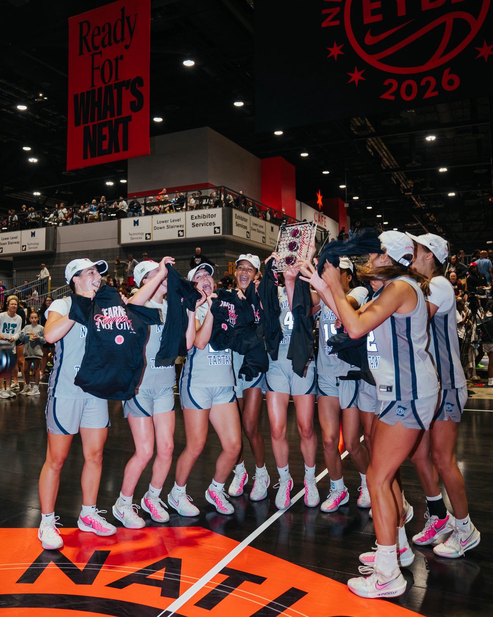 NikeGirlsEYBL's tweet photo. Congratulations to our 15u EYBL Champions @NorthTartan. 🏆 

#2026EYBL | #NikeNationals https://t.co/etAIUnDzCM