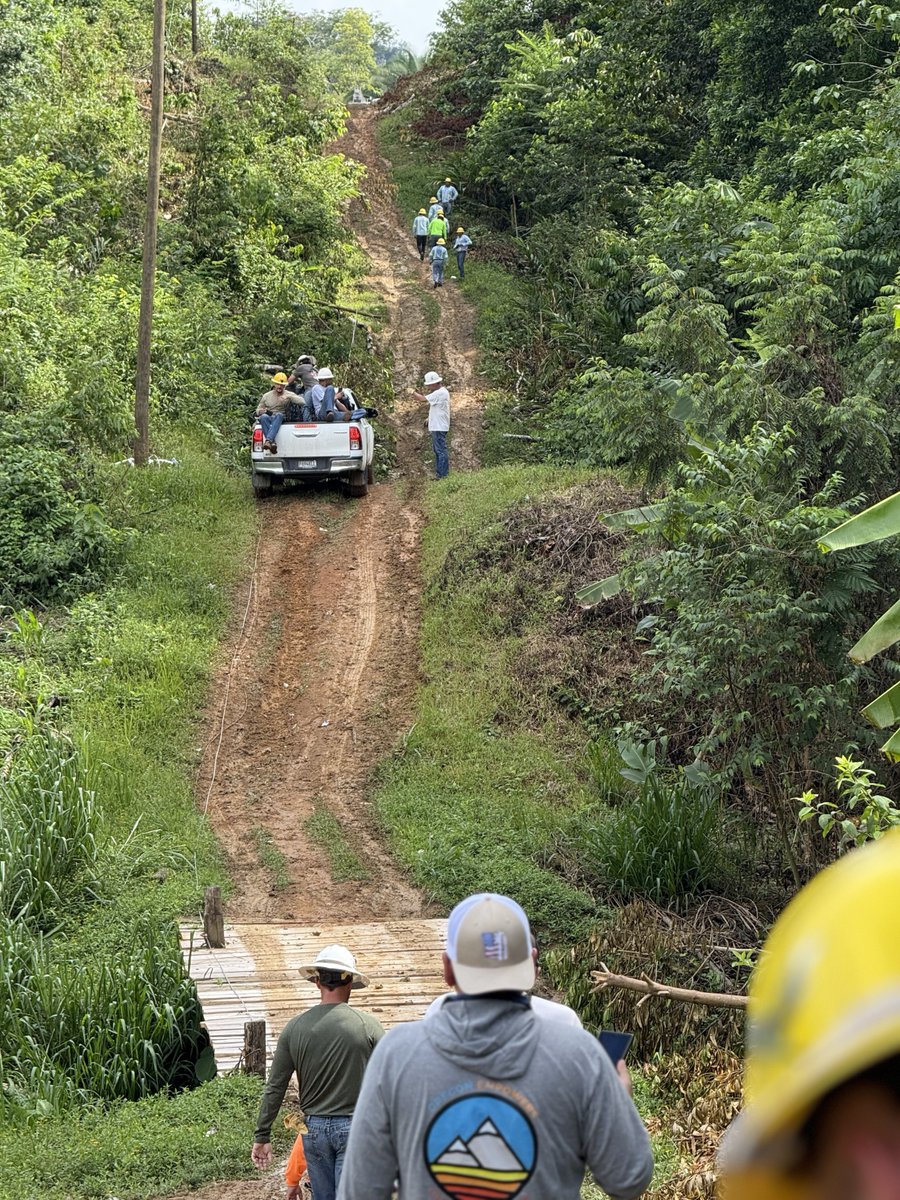 cobbemc's tweet photo. Two Cobb EMC linemen recently joined fellow Georgia electric cooperative volunteers on a mission to Guatemala, helping bring electricity to a remote village for the first time.
Together, they built nearly three miles of power line and connected schools, churches and 68 homes, changing lives for generations to come.
We’re proud of our linemen and all the volunteers who exemplify the cooperative spirit of service. 💙⚡