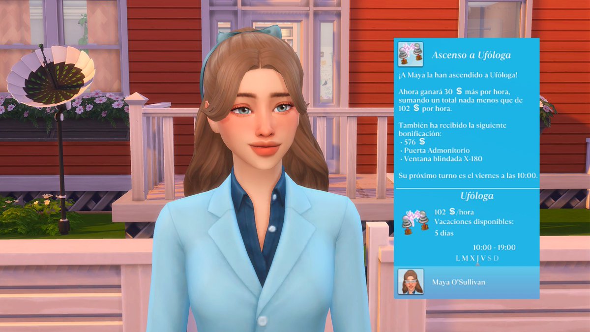 _annscarlet's tweet photo. Ahora soy ufóloga, me quedan cuatro niveles para ser nivel diez.

#TheSims4 #ShowUsYourSims #OccultLegacyChallenge https://t.co/pgxD2Cn7wZ