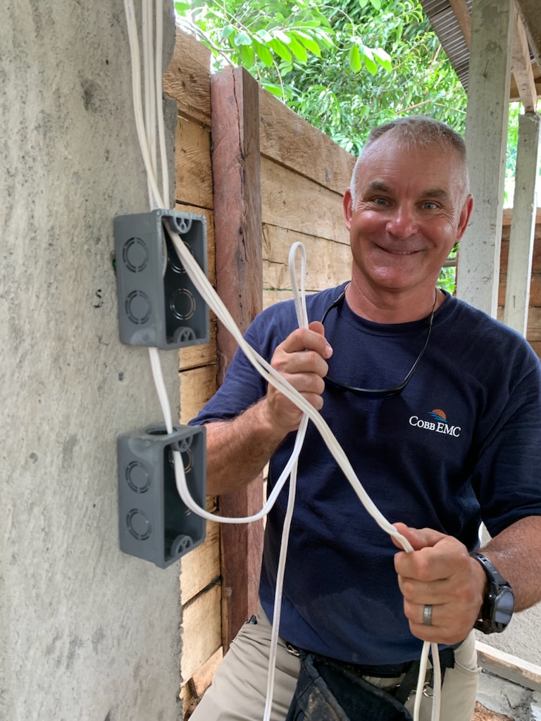 cobbemc's tweet photo. Two Cobb EMC linemen recently joined fellow Georgia electric cooperative volunteers on a mission to Guatemala, helping bring electricity to a remote village for the first time.
Together, they built nearly three miles of power line and connected schools, churches and 68 homes, changing lives for generations to come.
We’re proud of our linemen and all the volunteers who exemplify the cooperative spirit of service. 💙⚡