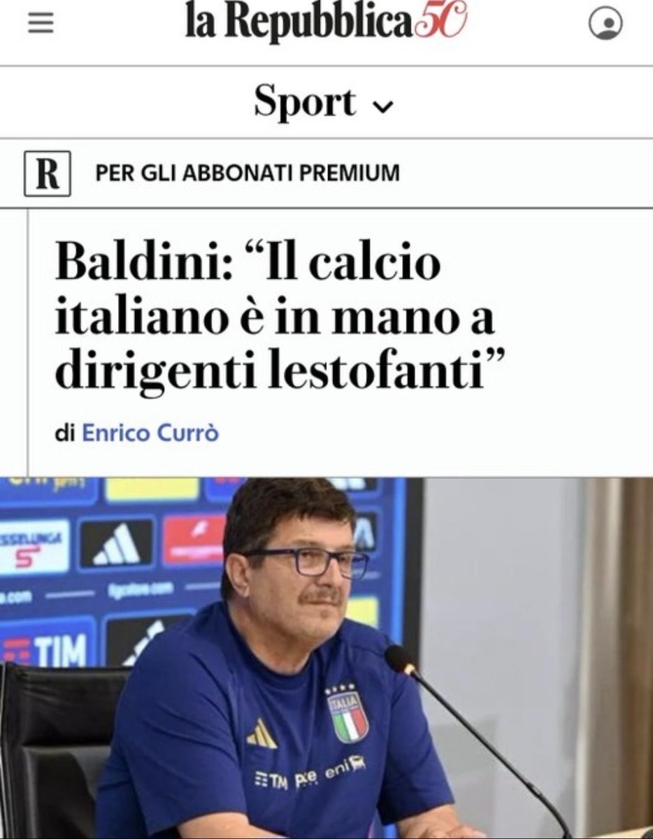 odiosinistro's tweet photo. Uno che ha capito tutto 
#FIGC https://t.co/qu8ADaYK8e