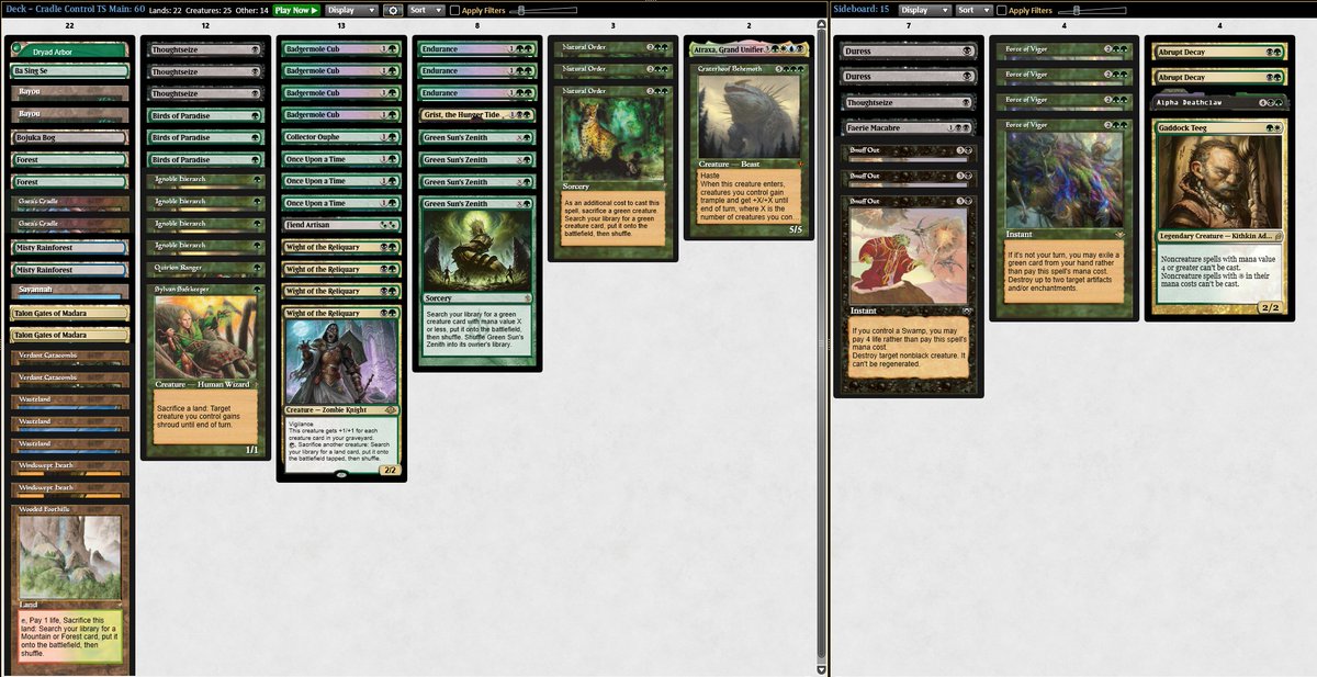 TMutz93's tweet photo. First Trophy🏆 with Cradle Control !

2:1 Car Sharing  Doomsday 
2:0 Doomsday
2:1 BG Hogaak
2:1 Dimir Midrange
2:1 Naya Initative https://t.co/0nAGun9ClF