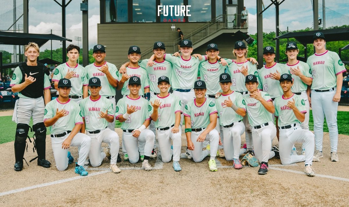 PrepBaseballHI's tweet photo. #PBFG26 ๐๐๐๐ ๐๐๐๐๐๐ ๐บ
Thank you, #TeamHawaii, for an unforgettable week at the 2026 Prep Baseball Future Games at @LakePointSports.
A great group of teammates with the talent and character to play at the next level. Big things ahead for this group. 2029s, youโre up next. ๐
#BeSeen | @prepbaseball
