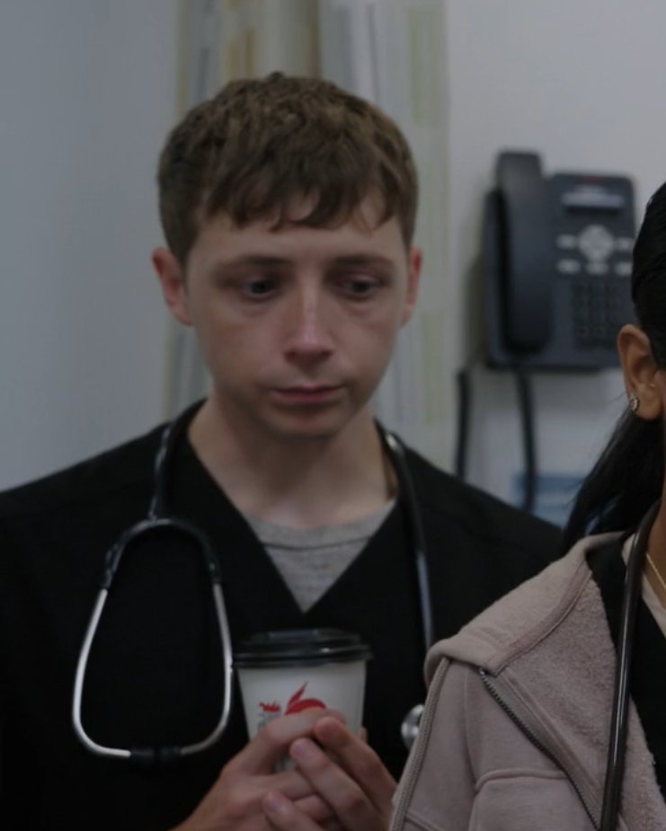 dapitttherapist's tweet photo. One of my favorite details in episode 1 is when McKay asks Santos to hold her coffee cup before entering the patient's room, and five seconds later they show Whitaker politely holding it. Like, that says so much about them as characters without even speaking a word. https://t.co/1SEQhHbbW9