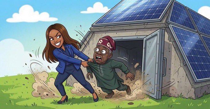 LM_MessiRebirth's tweet photo. The bunker president is avoiding responsibility for his failures. Three years have passed, and he has yet to grant a single interview to explain to Nigerians why he included a nonexistent ministry in the federal budget. https://t.co/Hp7rSwCeCr
