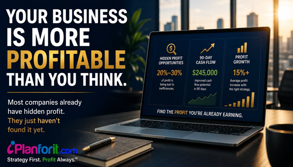 iPlanforit's tweet photo. Profit isn't created by one great department.

It's created when Strategy, Marketing, Sales, Operations, Finance, Leadership, and Customer Experience all work together.

When Every Part of Your Business Works Together, Profit Stops Being a Mystery.
https://t.co/HQexxG6DT6 https://t.co/P3Z0PFYUs1