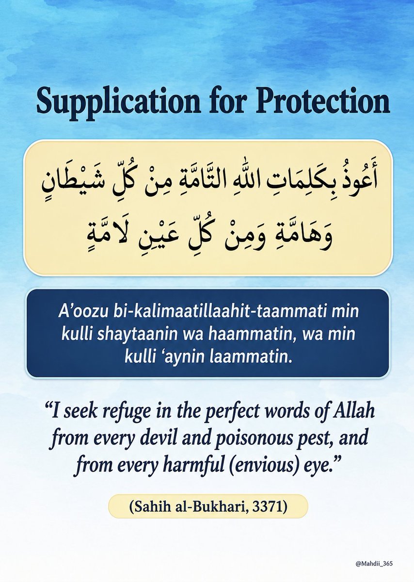 Mahdiii365's tweet photo. Supplication for protection: https://t.co/Yhs9vPABf0