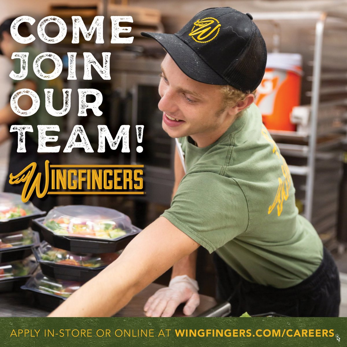 Gowingfingers's tweet photo. Come Join Our Team! 😎 Be a part of our award winning team and help us grow! Contest incentives, meal and retail discounts, health insurance, new restaurant openings, and many internal growth opportunities included 😃
Apply Now at https://t.co/csVKKuVCq6 and Come Join Our Team!🍗 https://t.co/DmOcaLBVa0