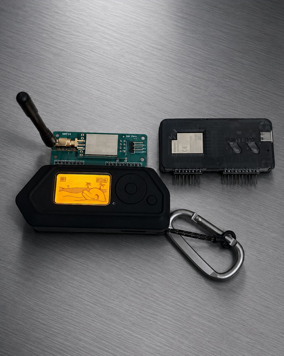 StayZeroPodcast's tweet photo. THOR III (AN/PLQ-9) - Signal Jammer for RCIEDs &
Flipper Zero - Personal Access & Convenience

First up: the THOR III (AN/PLQ-9). This isn't your average signal booster; it’s a backpack-mounted beast designed to stop RCIEDs (Remote Controlled Improvised Explosive Devices) from ruining everyone's day. Developed by Sierra Nevada Corp, this was a “portable” high-stakes mute button for bombs, precision-jamming detonation signals so dismounted troops can walk through a minefield without becoming a statistic. 

Then on the civilian side, the Flipper Zero is hacker cosplay with enough real capability to make the joke uncomfortable. It looks like a Tamagotchi raised by a pen-tester, with a cyber-dolphin that gets happier when you use it to poke at your "digital environment". Under the toy shell is a pocket-sized digital multitool. The Flipper isn't hacking nuclear codes. But it does a good job exposing how much of modern life still runs on old protocols, weak identifiers, and unencrypted signals. But that's also why it is useful. A normal person can learn what signals surround them, consolidate remotes, test equipment they own, experiment with electronics, or understand how physical access systems work.

The Flipper Zero is not dangerous because it creates new vulnerabilities. It is dangerous because it makes old ones visible, portable, and fun enough that people finally start looking for them.

The video demonstrates the only way to listen to a Taylor Swift song via Bluetooth headphones.
