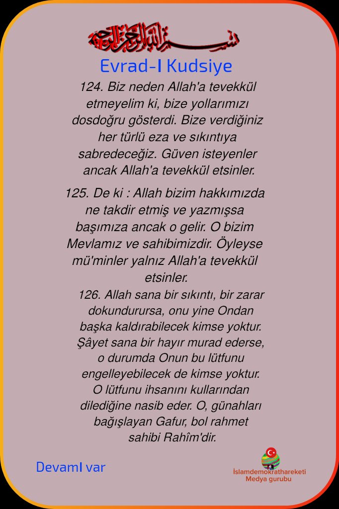 levtas37's tweet photo. Bir âyet bir duâ https://t.co/FZo62nP5DB