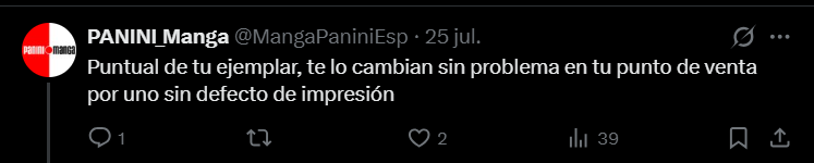 Kuro_Kosai's tweet photo. @NosMANGAn_ES @MangaPaniniEsp #engage4 Actualizo estado tomo 4 Engage. Fuí a mi tienda de confianza x cambio, resultado desastroso. Todos estabán defectuosos. Tan puntual no parece ser...Ver marca blanca para comprobobar sin abrir el precinto. Nos abrimos unos cuantos=resultado. https://t.co/xUJT61cDoo