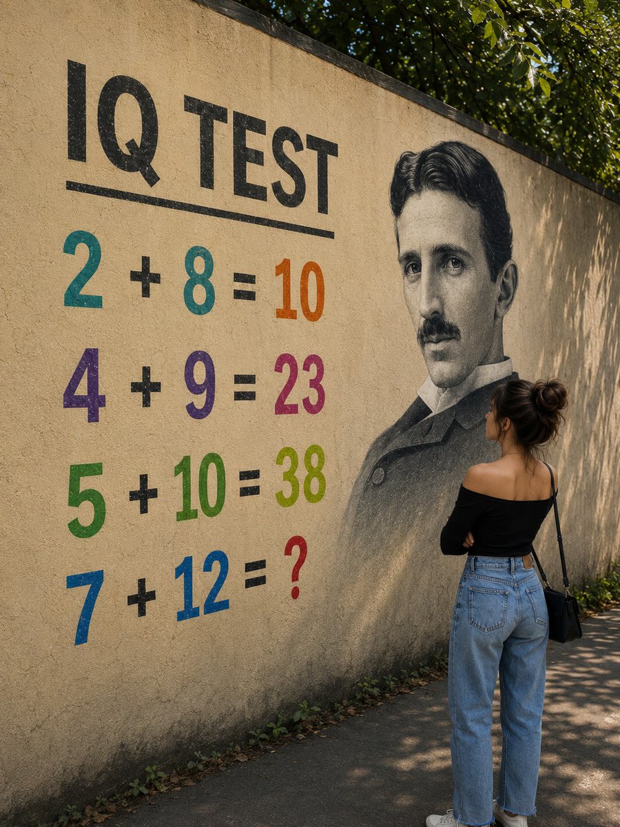 MariaRoserx's tweet photo. It's impossible to solve this question without understanding the logic!

What's the answer? https://t.co/180rVvZYy3