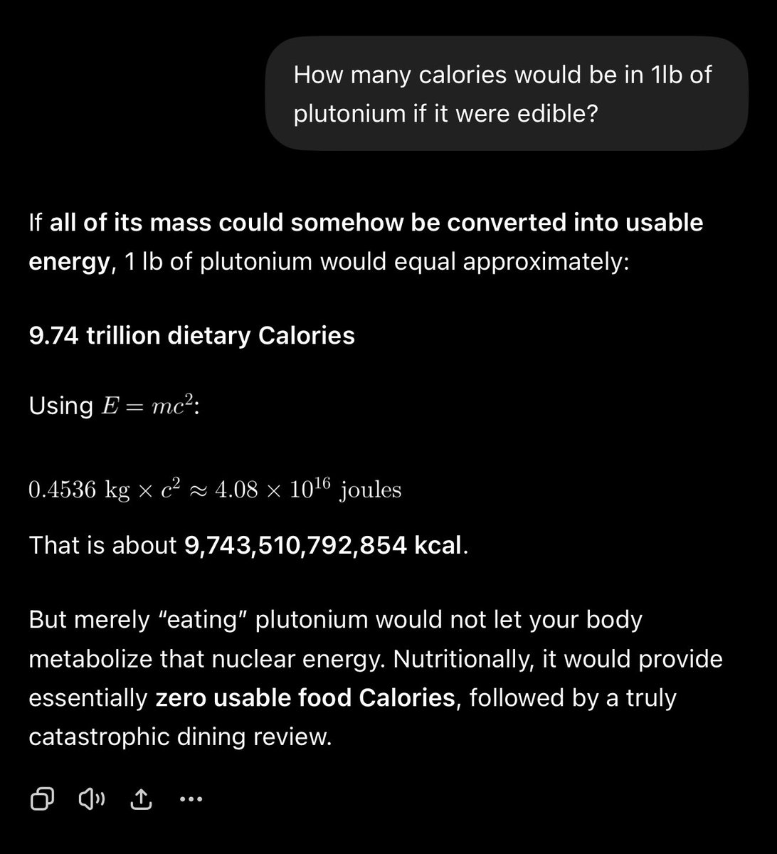 PresupPoli's tweet photo. I asked several LLMs the same question. Only @ChatGPT gave me the KIND of answer I was expecting, AND ended with a joke. The other LLMs were sticks-in-the-mud. https://t.co/s7MSxHxn1p