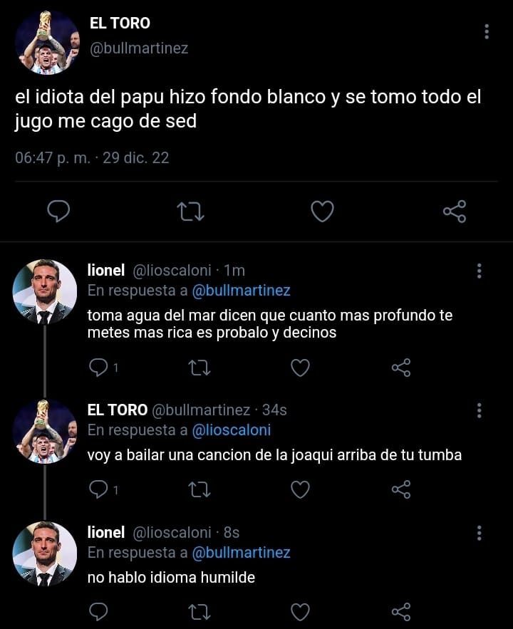 lady_bwhite's tweet photo. Para mi lo mejor del au del mar de las pompas la discriminación de lionel a lautaro finalmente volvio aparecer en el ult partido aaaa https://t.co/x0A5lSH9no