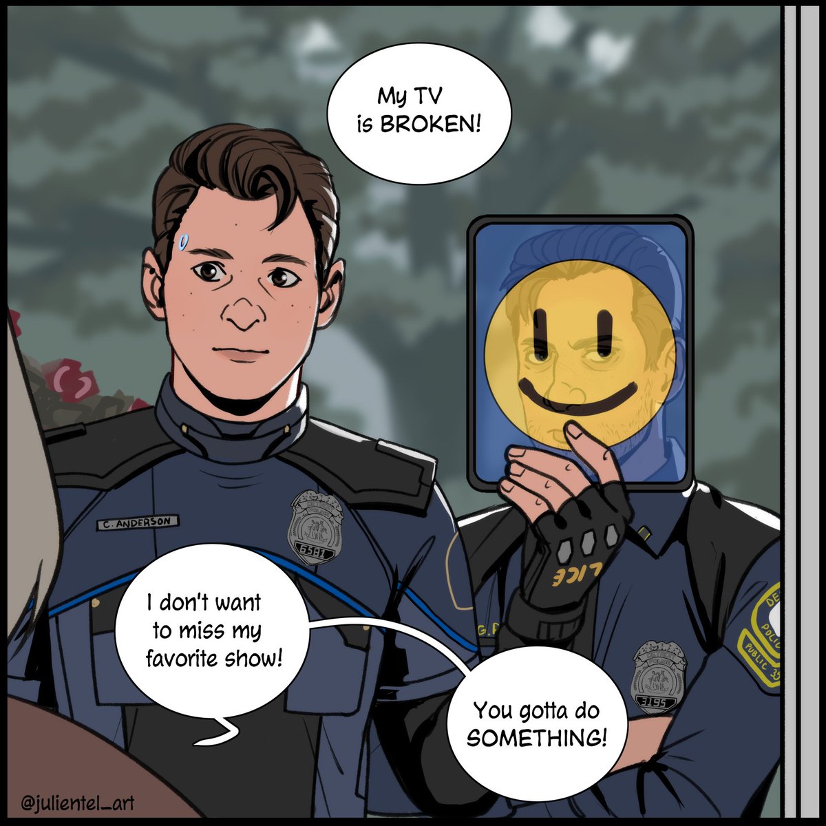 julientel_art's tweet photo. when your coworker can't control his face

#DetroitBecomeHuman
#Connor #GavinReed https://t.co/l798eHlN5e