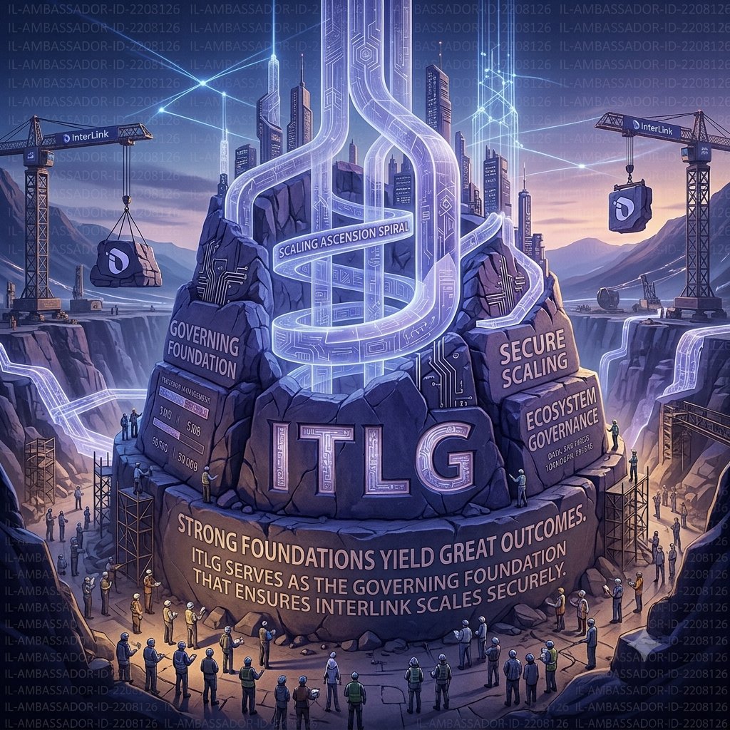 BiruEgn's tweet photo. Strong foundations yield great outcomes. ITLG serves as the governing foundation that ensures InterLink scales securely. #InterLink #ITLG #ITL https://t.co/xqUL0HJSx1