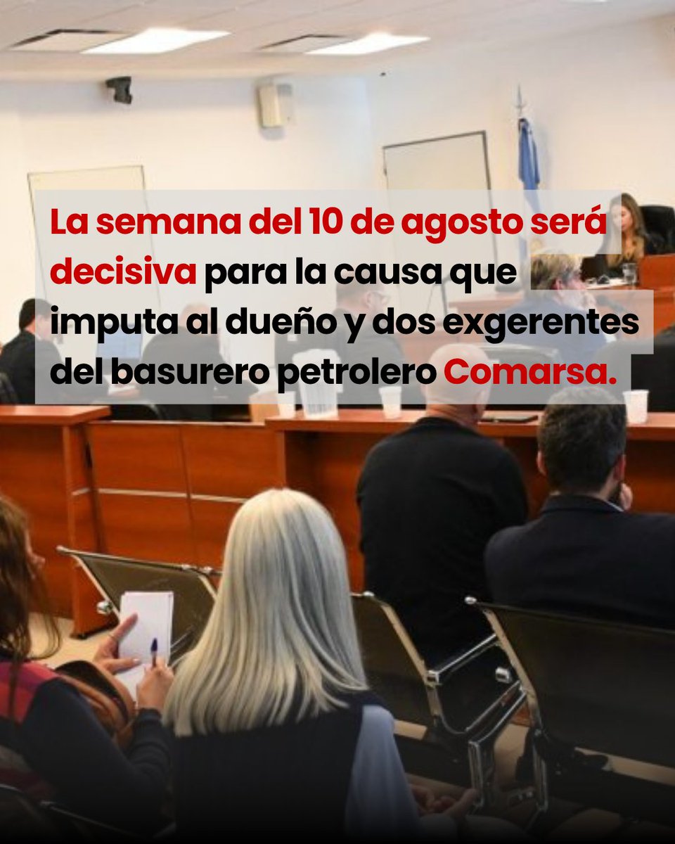 op_sur's tweet photo. #Comarsa | Desde el 10 de agosto y en varias audiencias sucesivas, un juez evaluará y resolverá si el dueño y dos exgerentes del basurero petrolero son llevados a juicio acusados por contaminación peligrosa para la salud pública y administración fraudulenta 🛢️ https://t.co/KNKl5K0GIS
