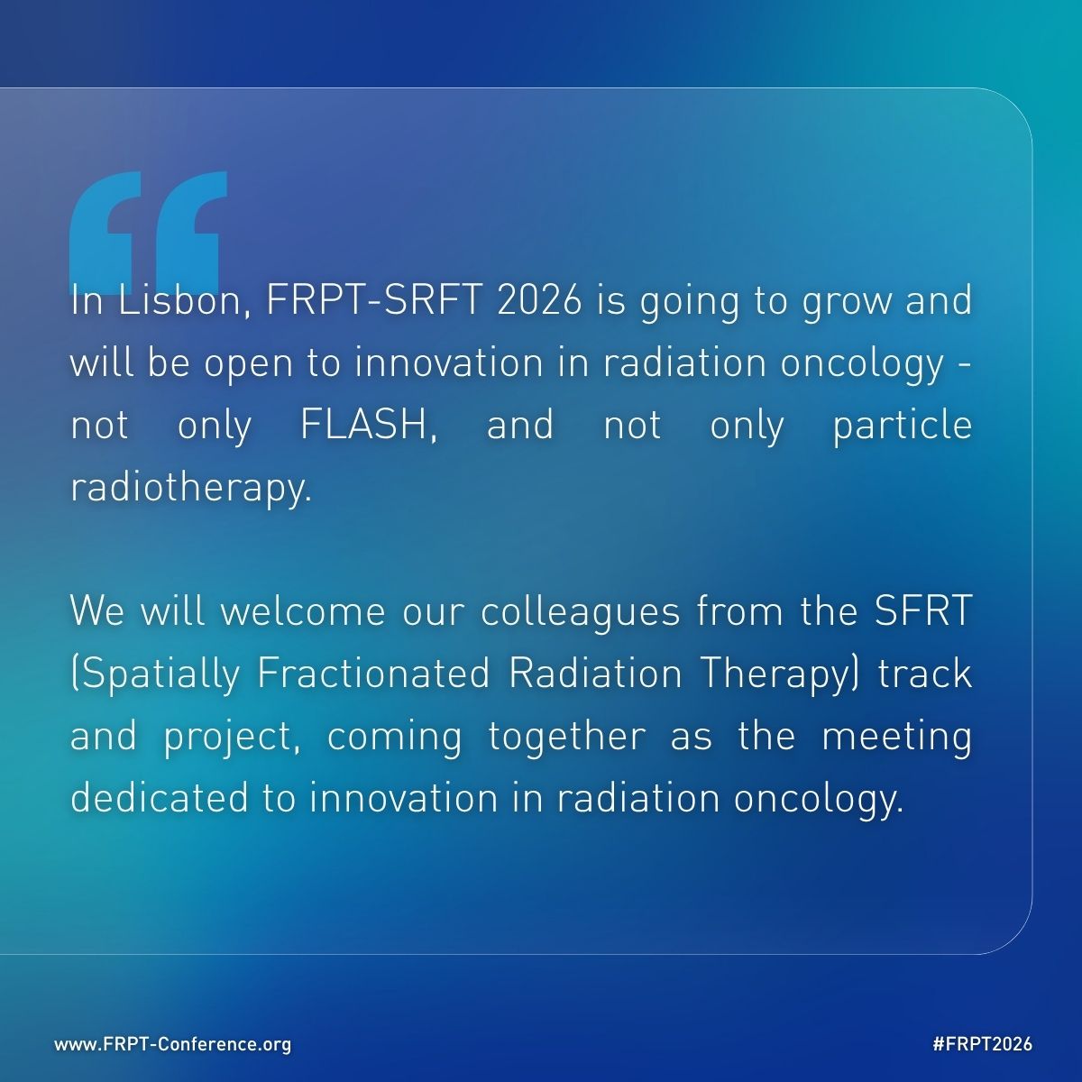 FlashRPT's tweet photo. FRPT-SFRT 2026 is shaped by an outstanding organising committee, bringing together leaders in FLASH, #particletherapy, and #SFRT.

Among them, Prof. Marie-Catherine Vozenin plays a key role with her pioneering expertise in FLASH radiotherapy.

🔗 https://t.co/yTfe7KP5ve #FRPT2026 https://t.co/rcndaSLATj