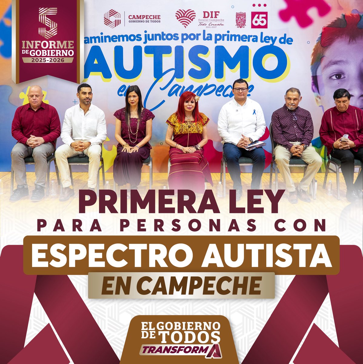 LaydaSansores's tweet photo. Con la construcción de la primera Ley para Personas con Espectro Autista, escuchamos a las familias, especialistas y sociedad civil para garantizar una vida con mayor respeto, oportunidades y bienestar.

#Layda5toInforme https://t.co/GkmV7GIcou