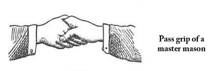 UnknRenegade's tweet photo. Clear Masonic handshake https://t.co/YLgEq1J54H